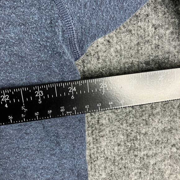 L.L. Bean Henley Shirt Mens XL Blue Long Sleeve Pullover Cotton Casual Vintage - Picture 5 of 7